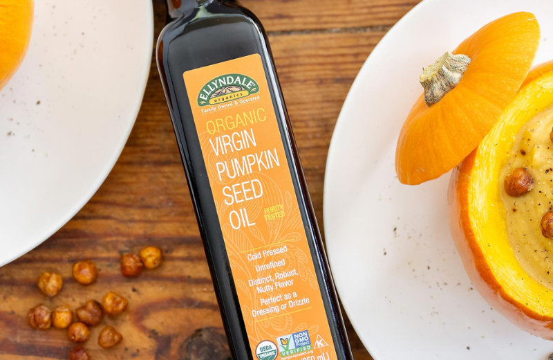 Pumpkin Soup with Crispy Chickpeas