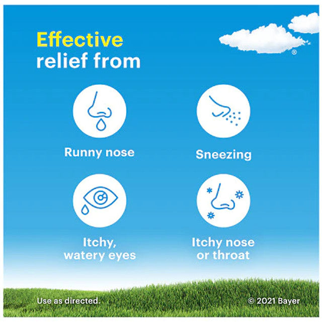 Claritin Allergy Relief 24 Hour Non-Drowsy Loratadine Tablets