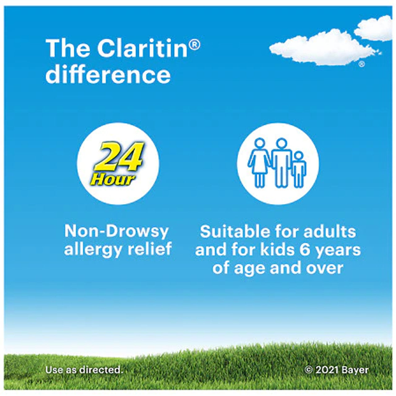Claritin Allergy Relief 24 Hour Non-Drowsy Loratadine Tablets