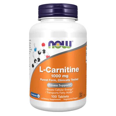 how long to see effects of l carnitine NOW Foods L-Carnitine 1000 mg 100 Tablets
