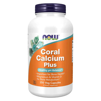 NOW Foods Coral Calcium Plus 250 Veg Capsules