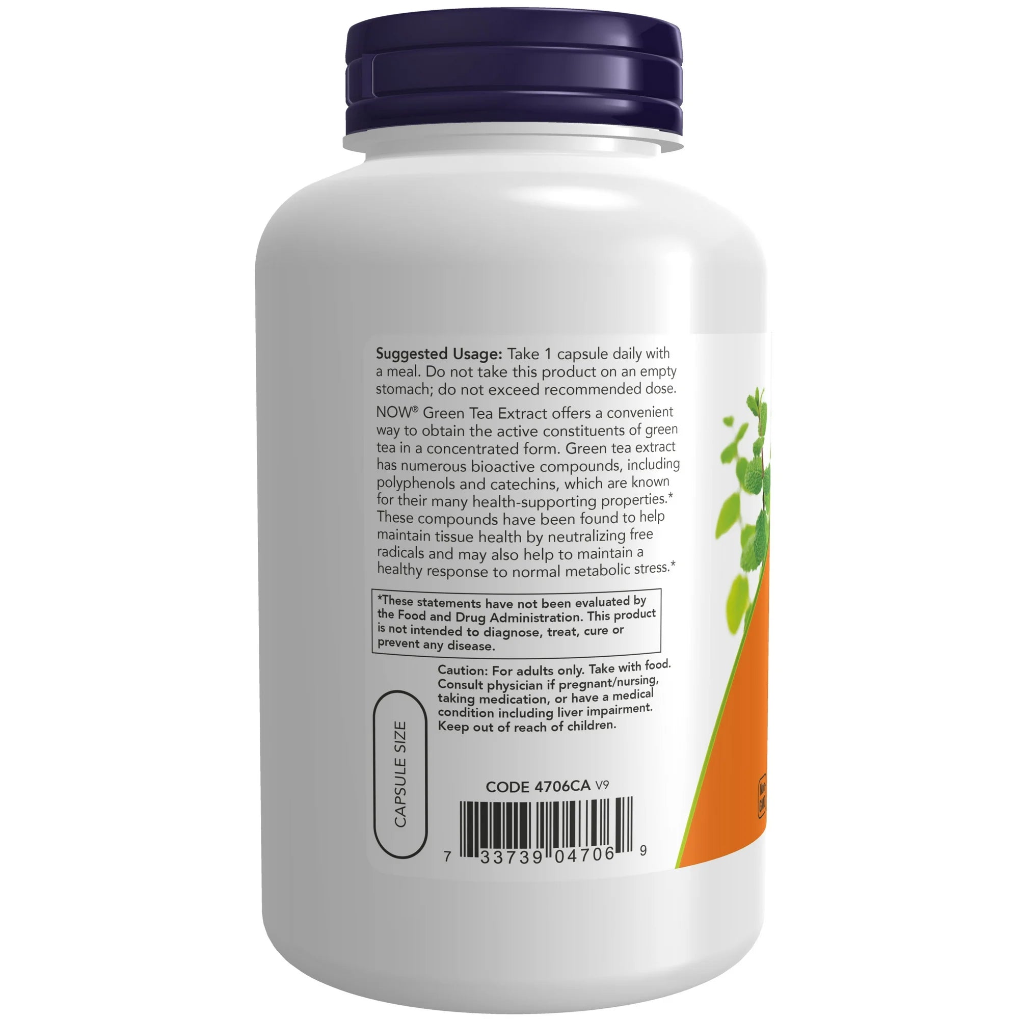 NOW Foods, Green Tea Extract, 400 mg, 250 Veg Capsules