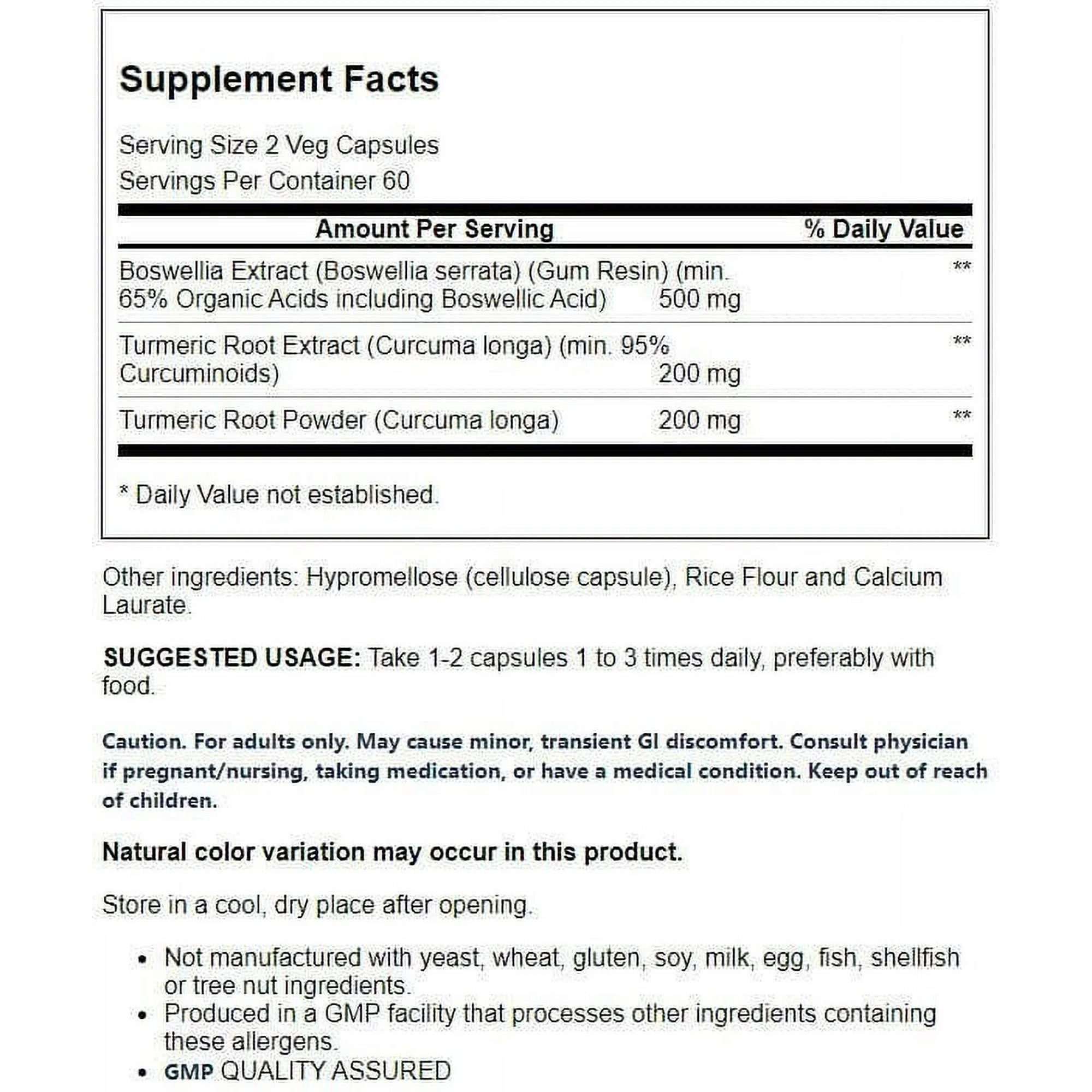 NOW Foods, Boswellia Extract, 250 mg, 120 Veg Capsules