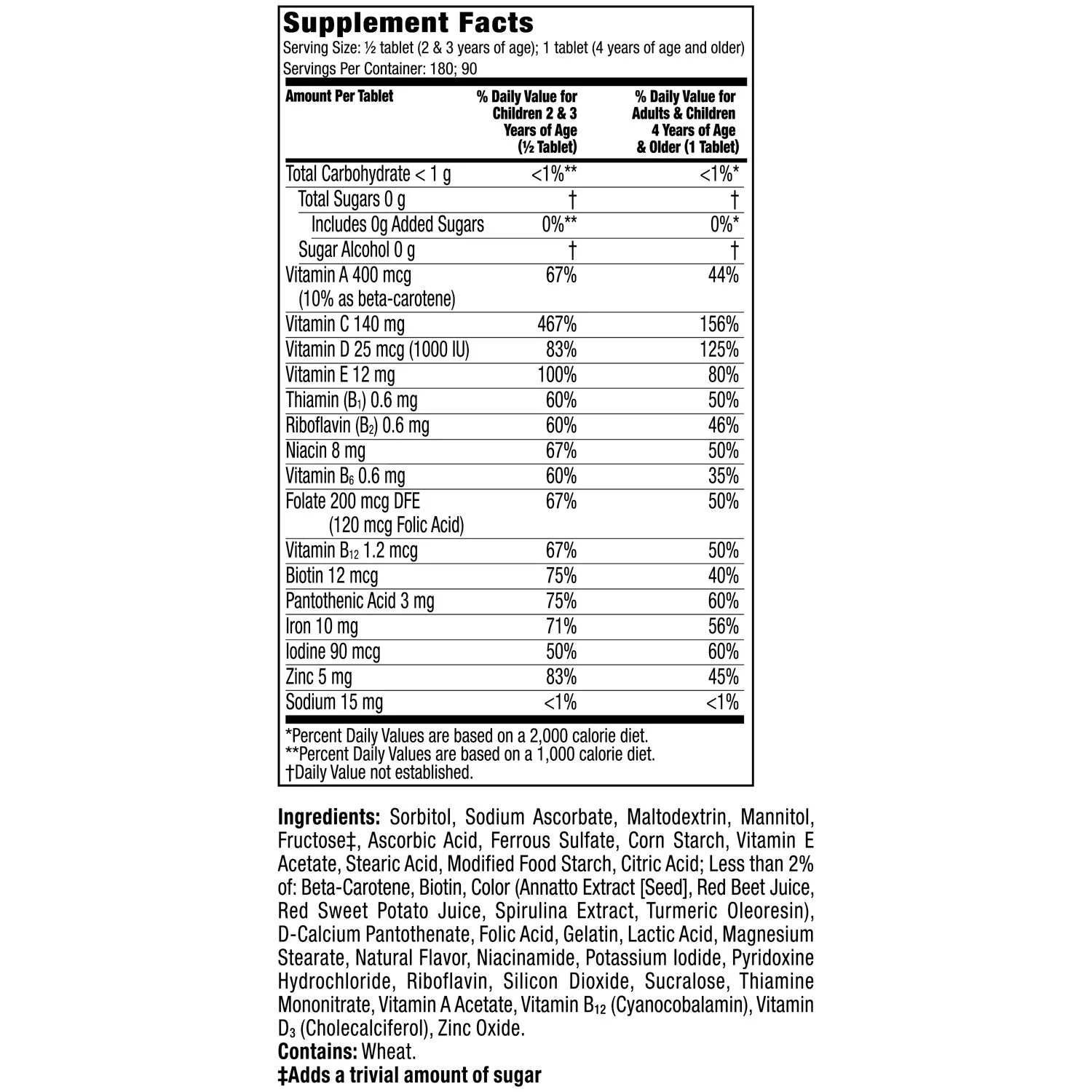 Flintstones Chewable Multivitamin + Immune Support, Vitamin C, Zinc for Kids, 90 Count