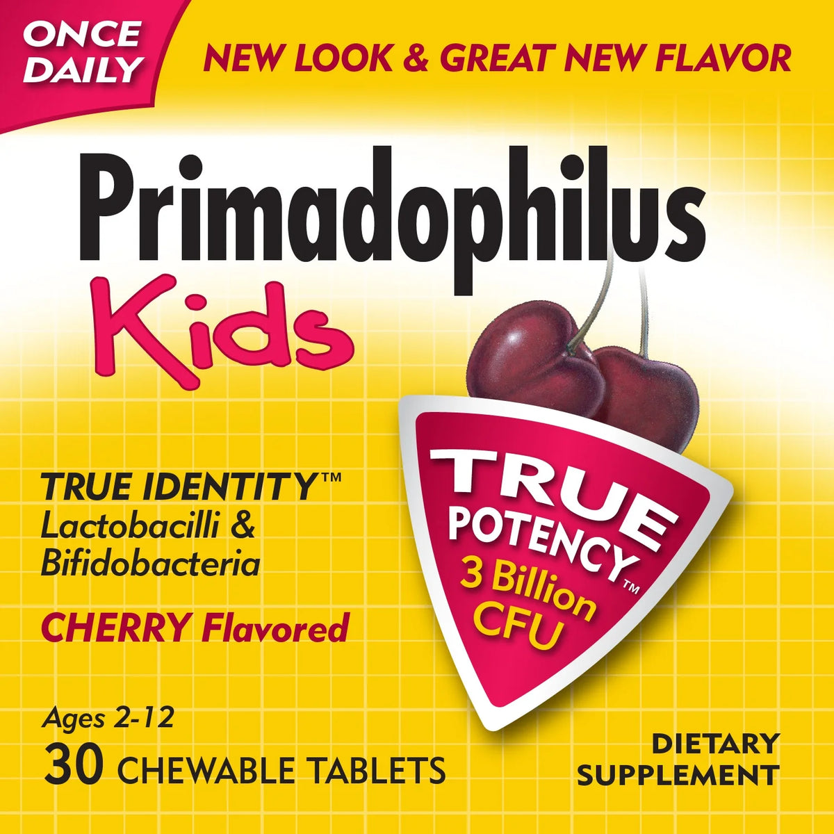 Nature's Way Primadophilus Kids 3 Billion, 30 Chewables