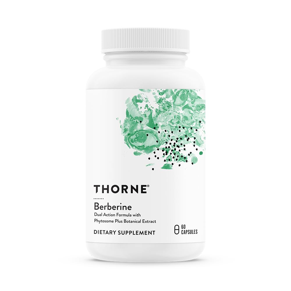Thorne, Berberine, 1,000 mg, 60 Capsules (500 mg per Capsule)