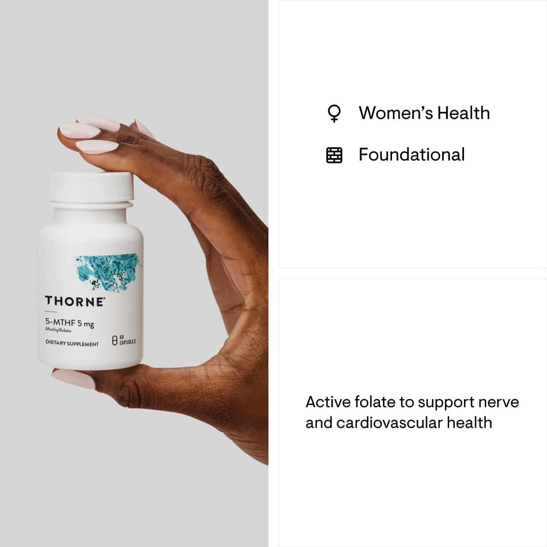 Thorne, 5-MTHF, 5 mg, 60 Capsules