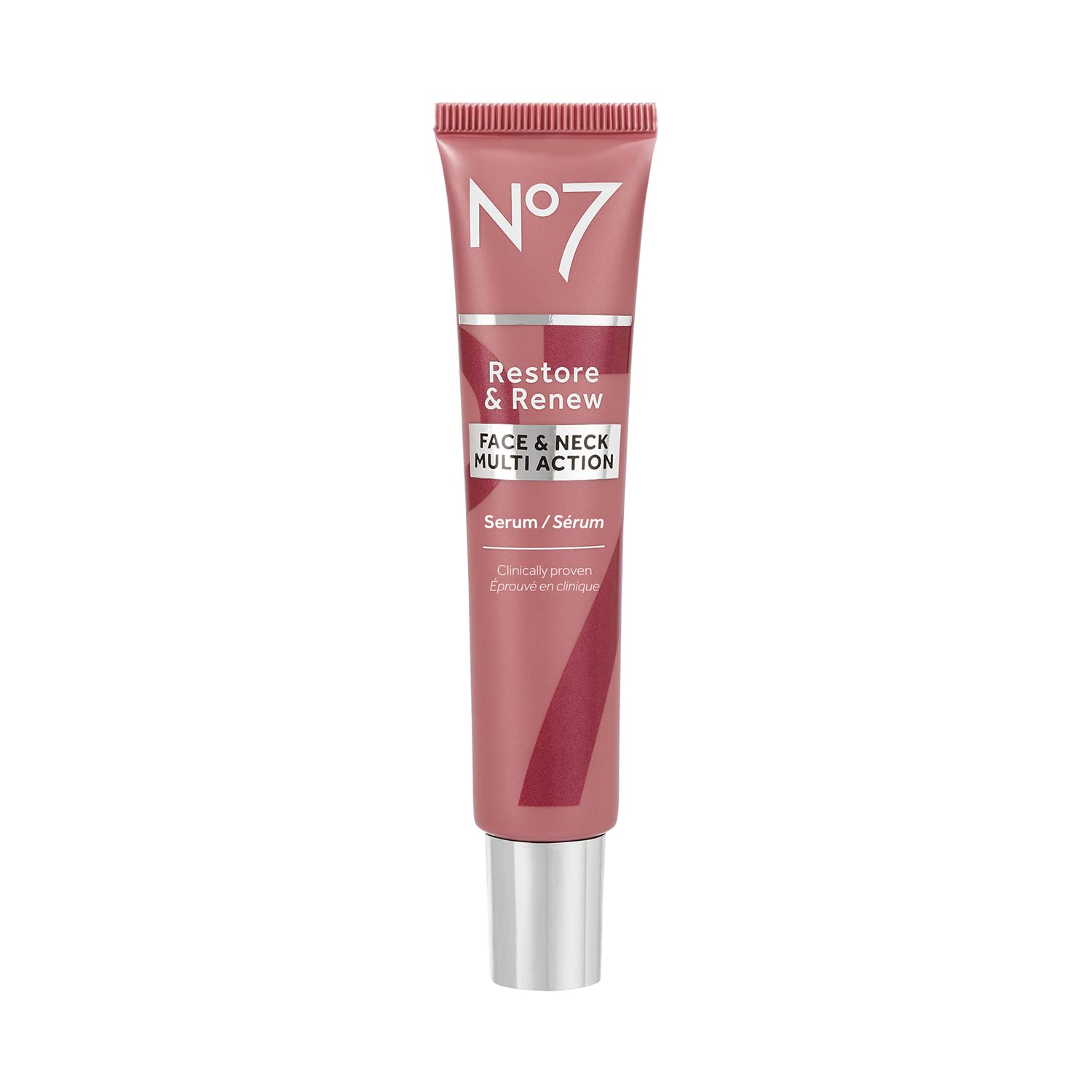 No7 Restore & Renew Face & Neck Multi Action Serum 1 oz.