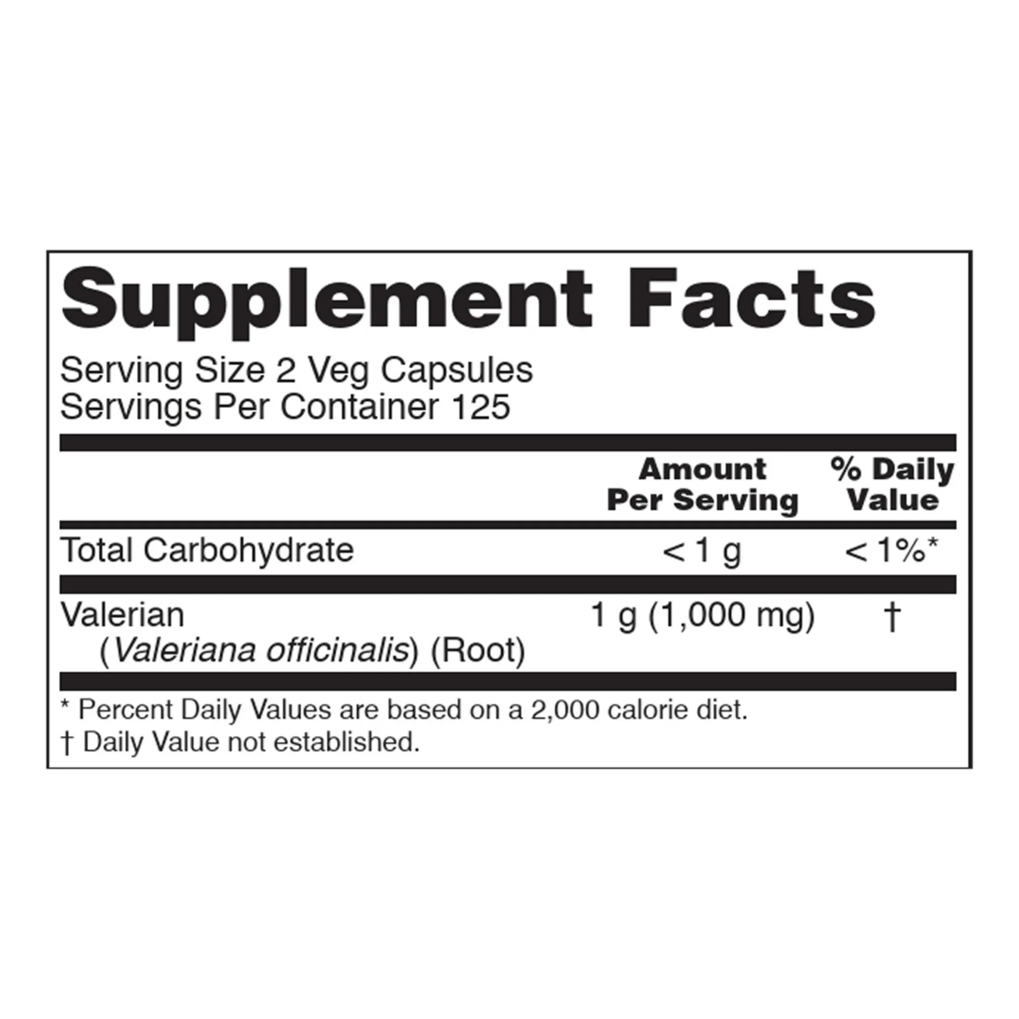 NOW Foods, Valerian Root, 500 mg, 250 Veg Capsules
