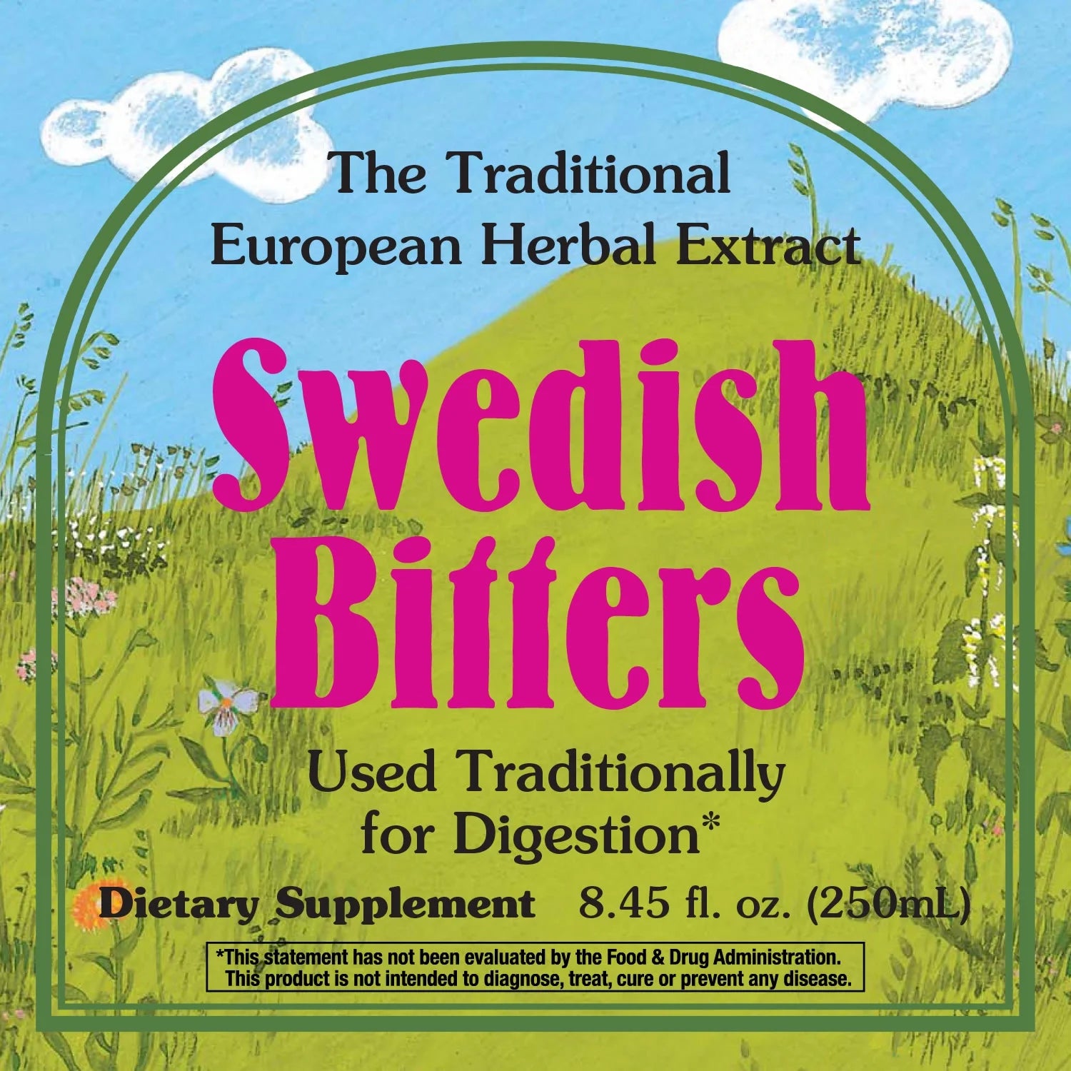 NatureWorks® Swedish Bitters Traditional European Herbal Extract Used for Digestion, 8.45 fl. oz.