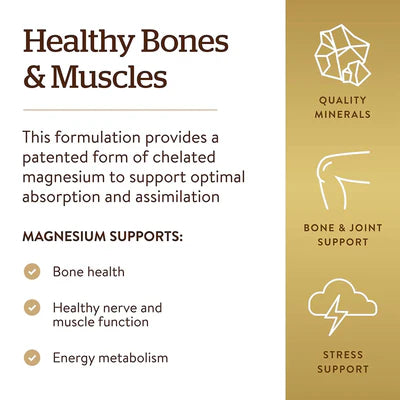 Solgar Chelated Magnesium 250 Tablets