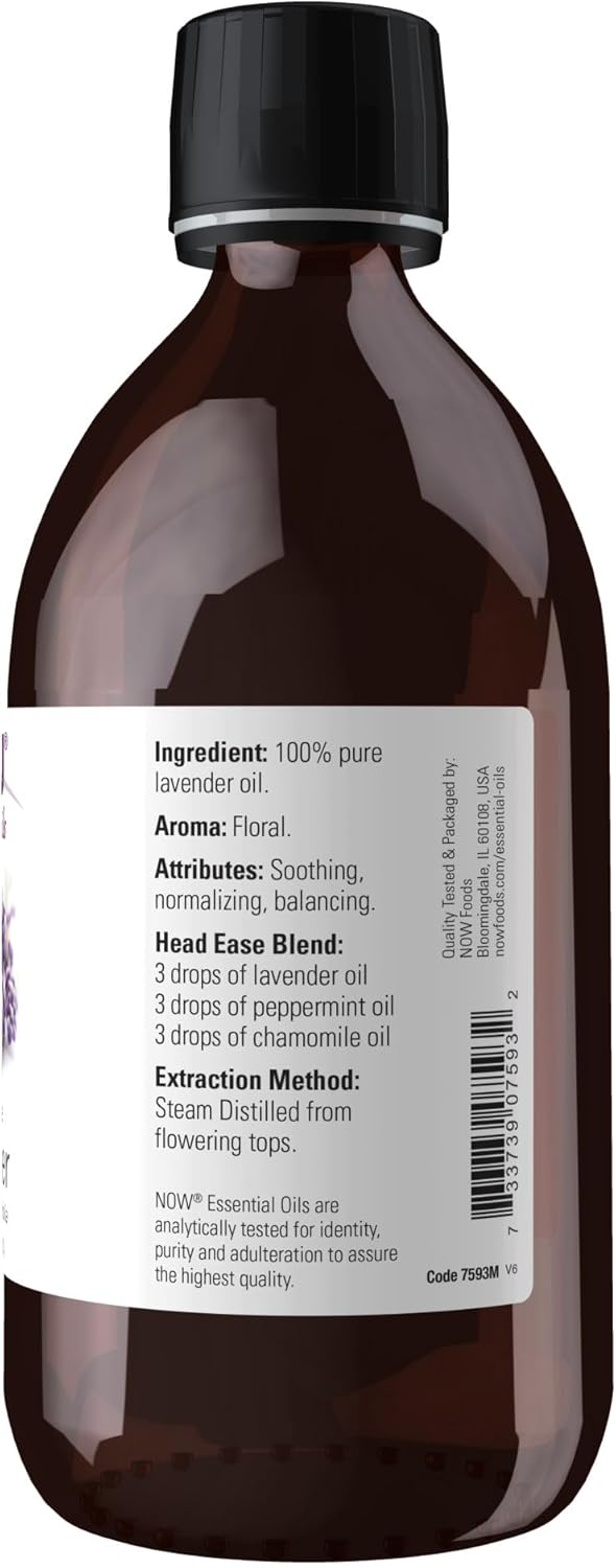 NOW Foods, Essential Oils, Lavender, 16 fl oz (473 ml)