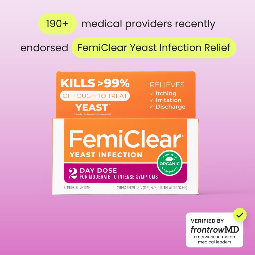 FemiClear 2-Day Dose Yeast Infection and Itch Control Ointment,
