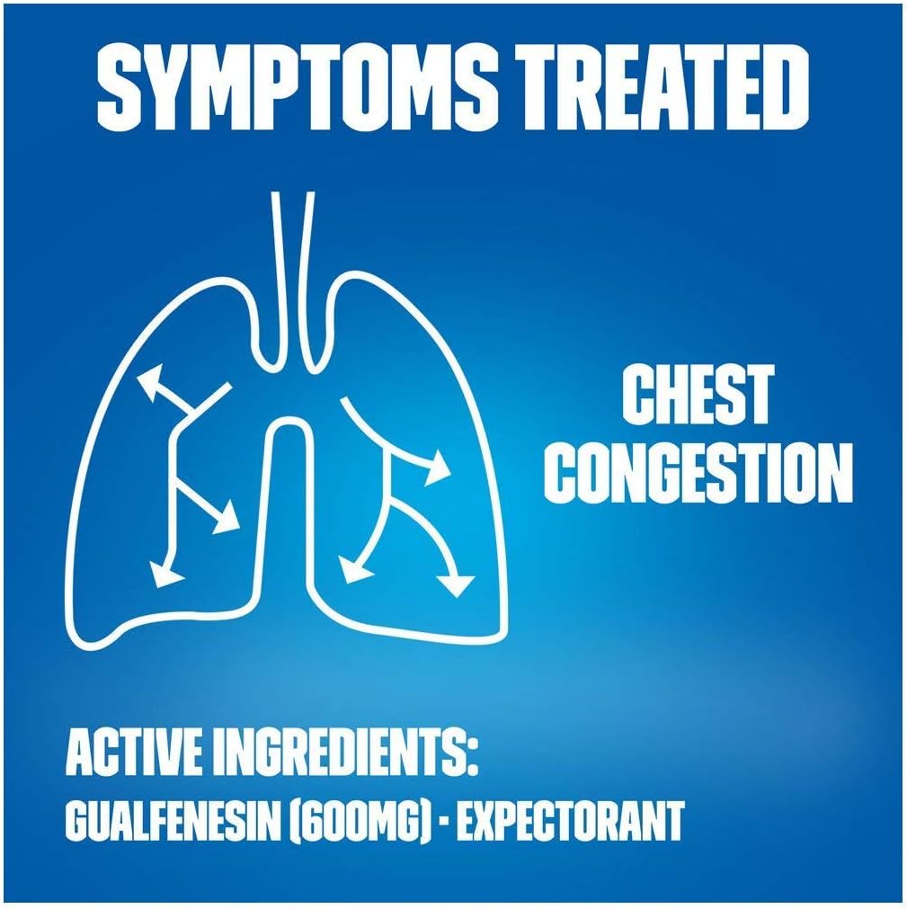 Mucinex 12 Hr Chest Congestion Expectorant Tablets (120 Count)