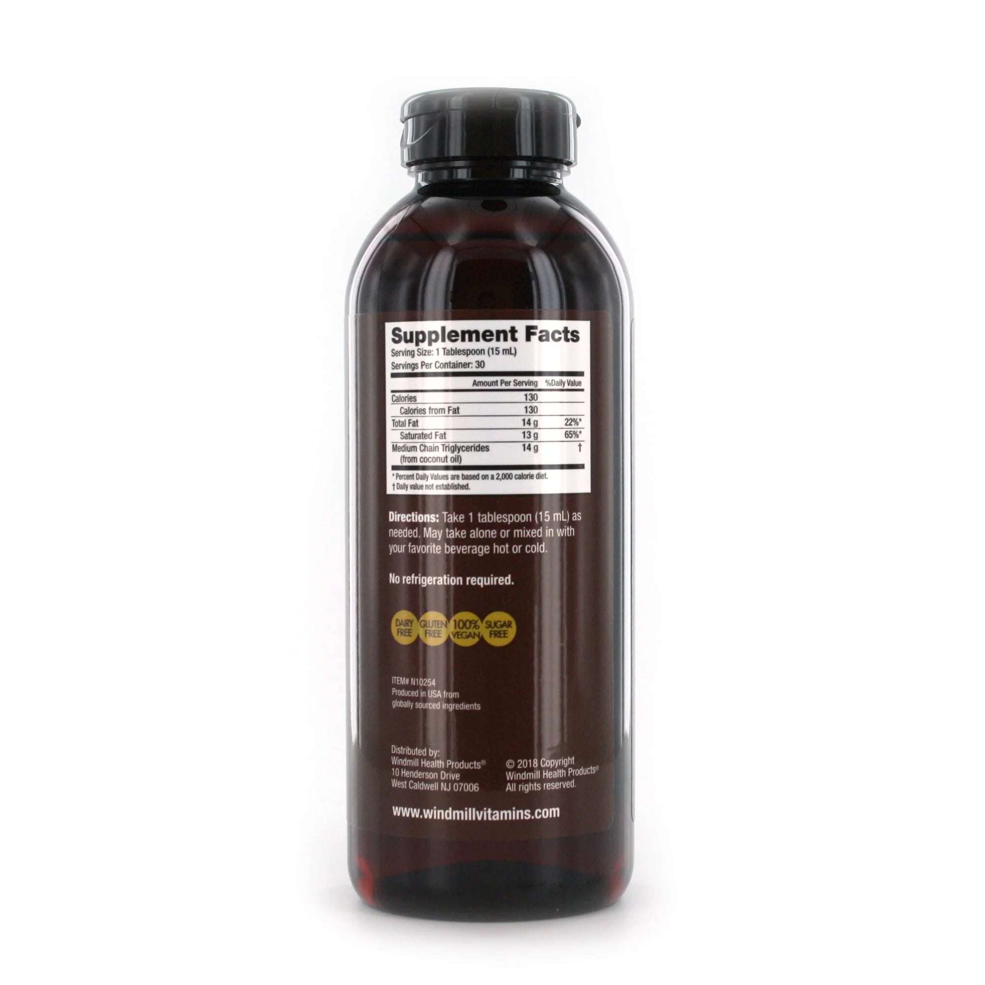 Rapid Fire MCT Oil Dietary Supplement, 15 Fl Oz, 30 Servings