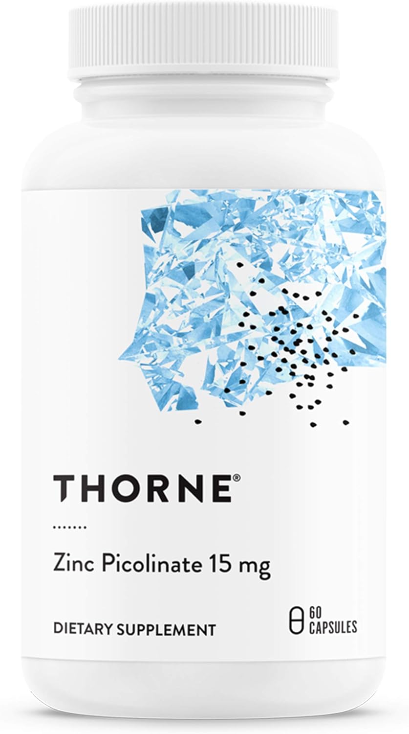 Thorne, Zinc Picolinate, 15 mg, 60 Capsules