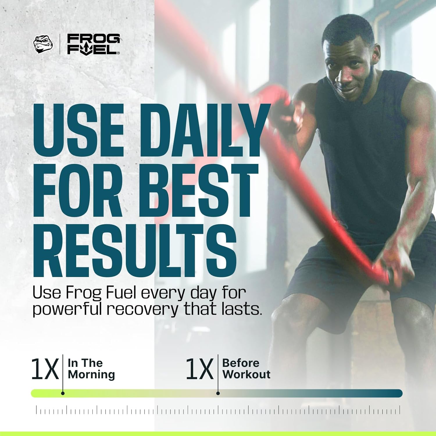 Frog Fuel Power Energized Protein Shot, 80mg Caffeine, Berry, 1 oz Packets, 24 Pack