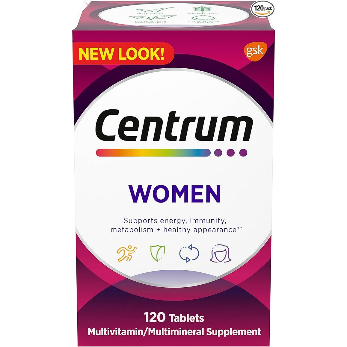 Centrum, Women Multivitamin, 120 Tablets