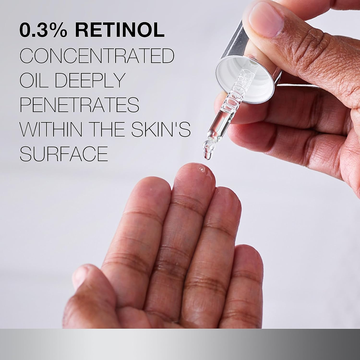 Neutrogena Retinol Face Oil .3% Concentrated, Rapid Wrinkle Repair, Daily Anti-Aging Face Serum to Fight Fine Lines, Deep Wrinkles, & Dark Spots, 1.0 fl. oz