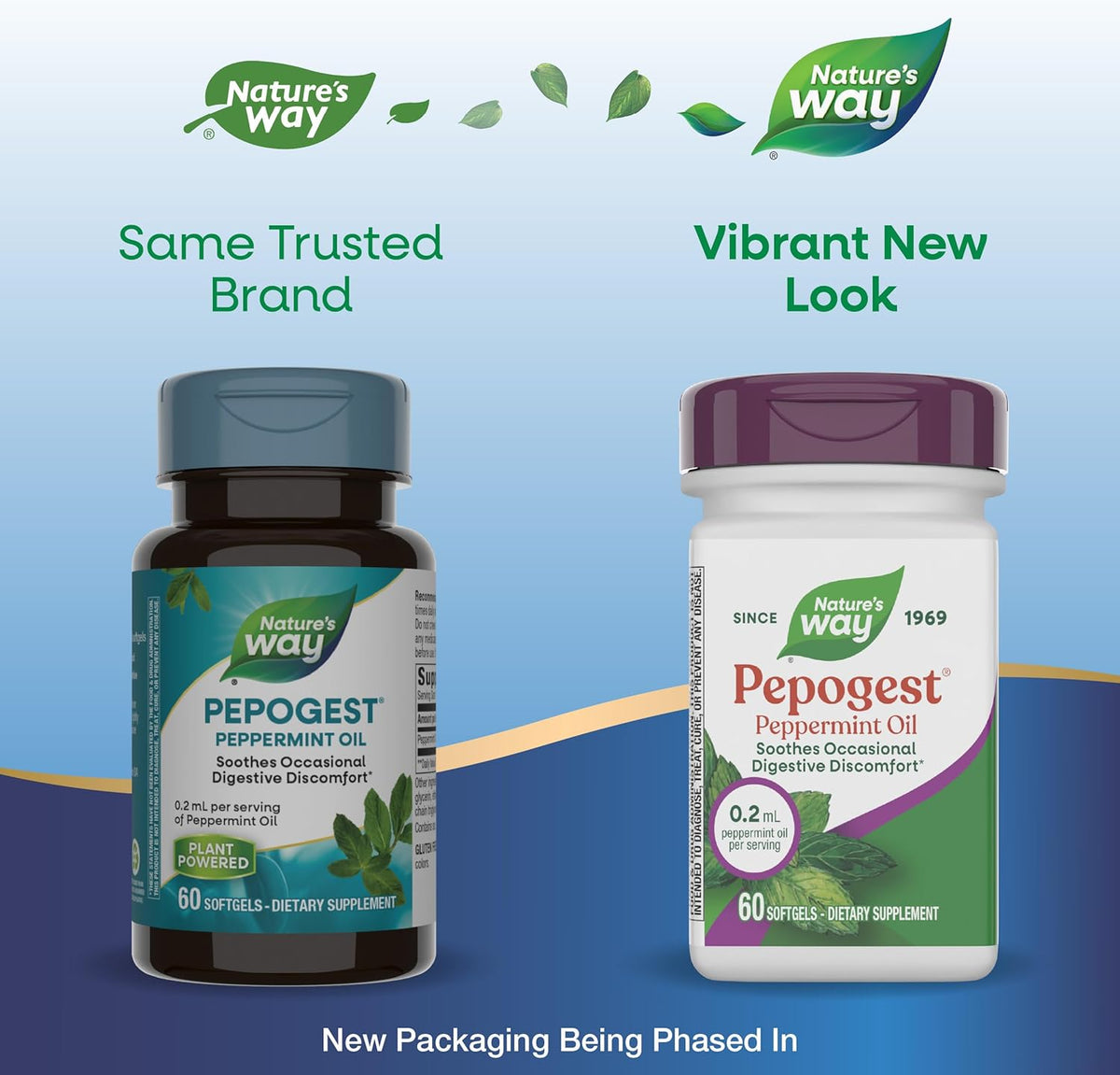 Nature's Way Pepogest Peppermint Oil - 60 CT