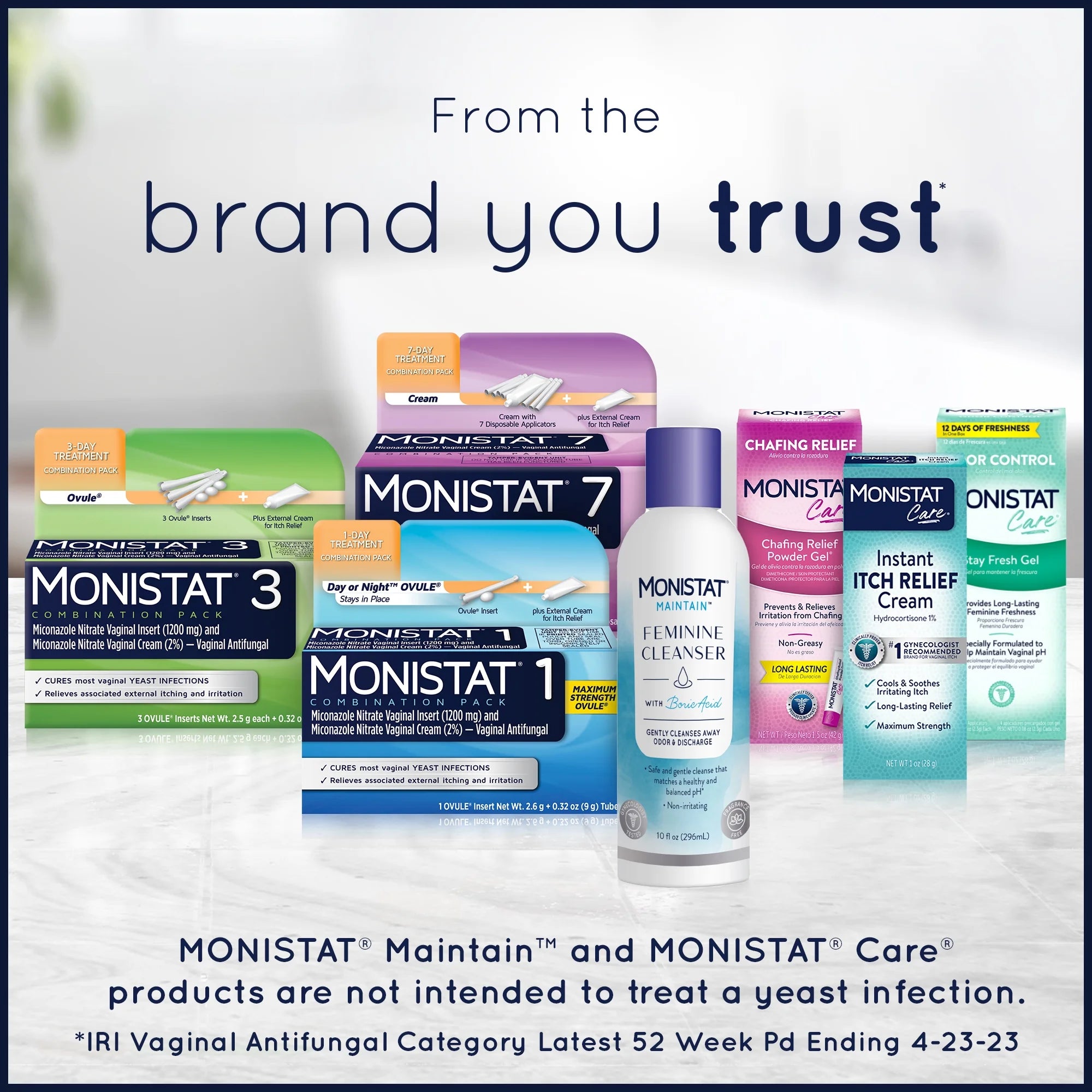 Monistat 1 Day Yeast Infection Treatment, Miconazole Ovule Insert & External Anti-Itch Cream