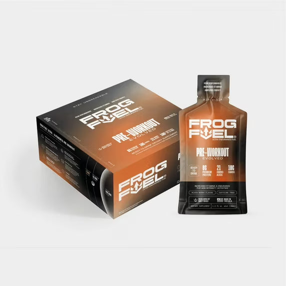 Frog Fuel Ultra Pre Workout Shot & Energy Gel, Berry, 1.2 oz Packets, 24 Pack