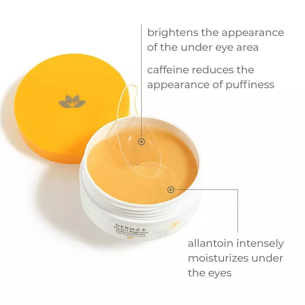 DERMA E, Vitamin C Bright Eyes Hydro Gel Patches, 60 Patches