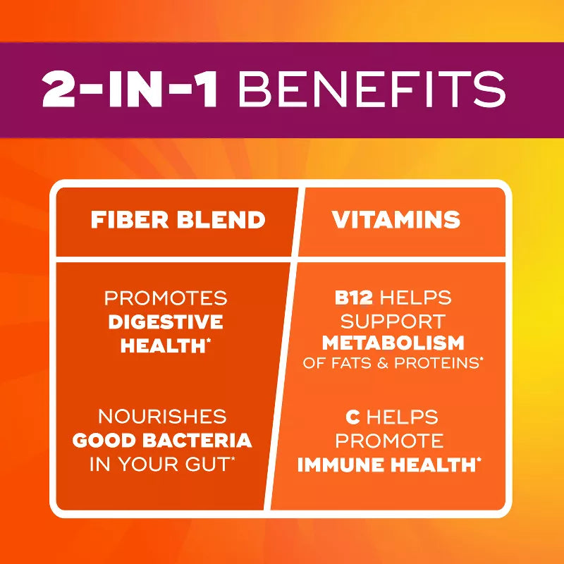 Metamucil Fiber + Vitamins Digestive Gummies - 72ct