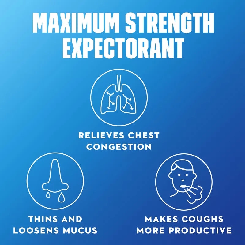 Mucinex Max Strength 12Hour Chest Congestion Medicine - Tablets