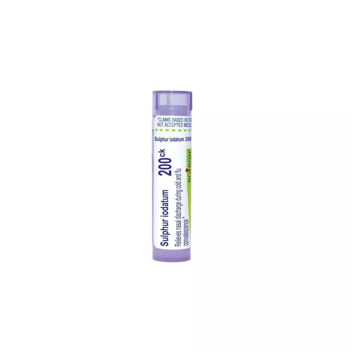 Sulphur Iodatum 200CK by Boiron Homeopathic Single Medicine For Cough, Cold & Flu - 80 Pellet