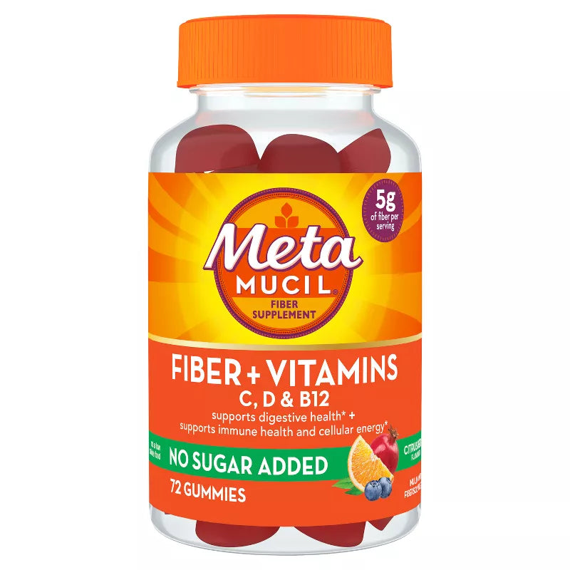 Metamucil Fiber + Vitamins Digestive Gummies - 72ct