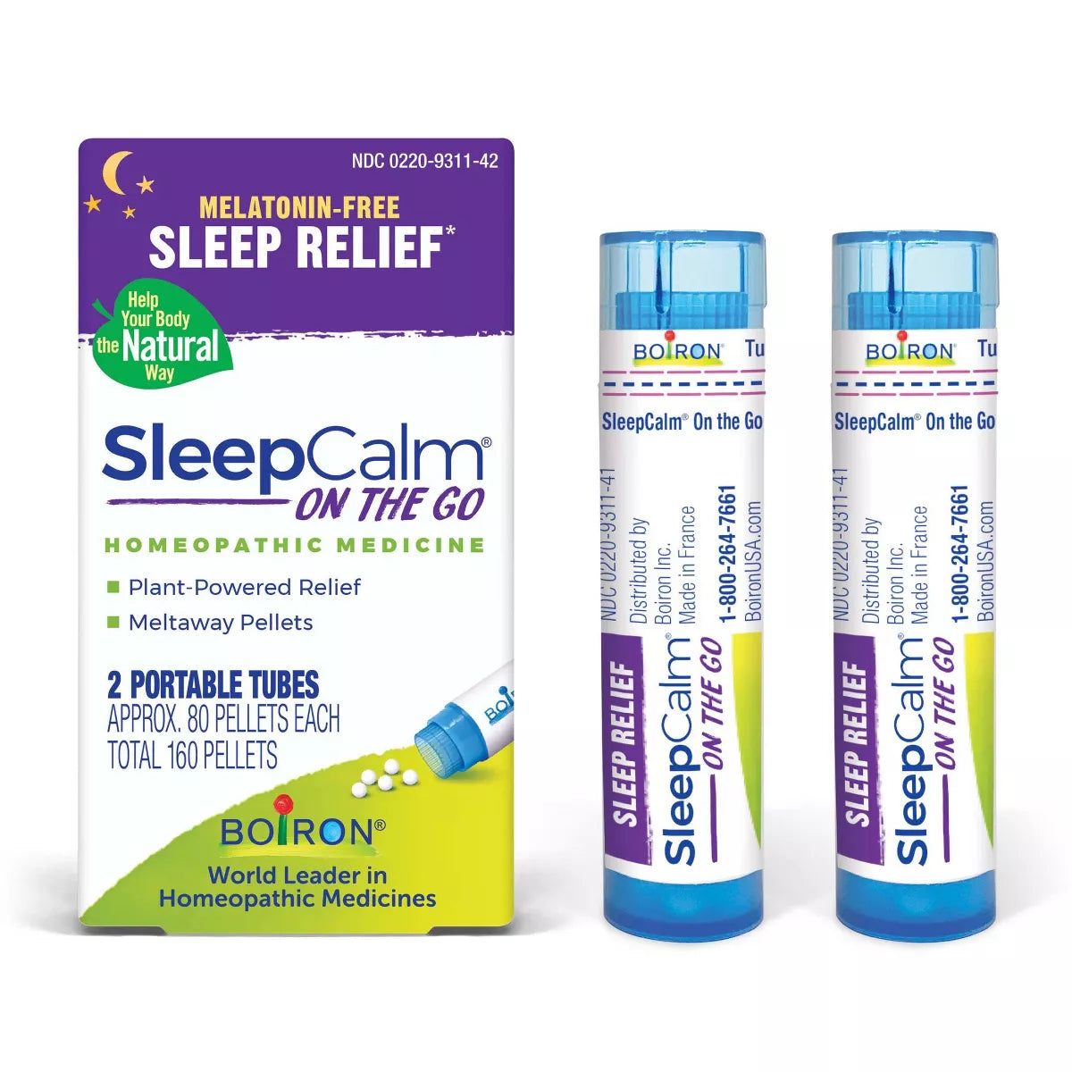SleepCalm On the Go by Boiron Homeopathic Medicine For Sleep Relief - 160 Pellet