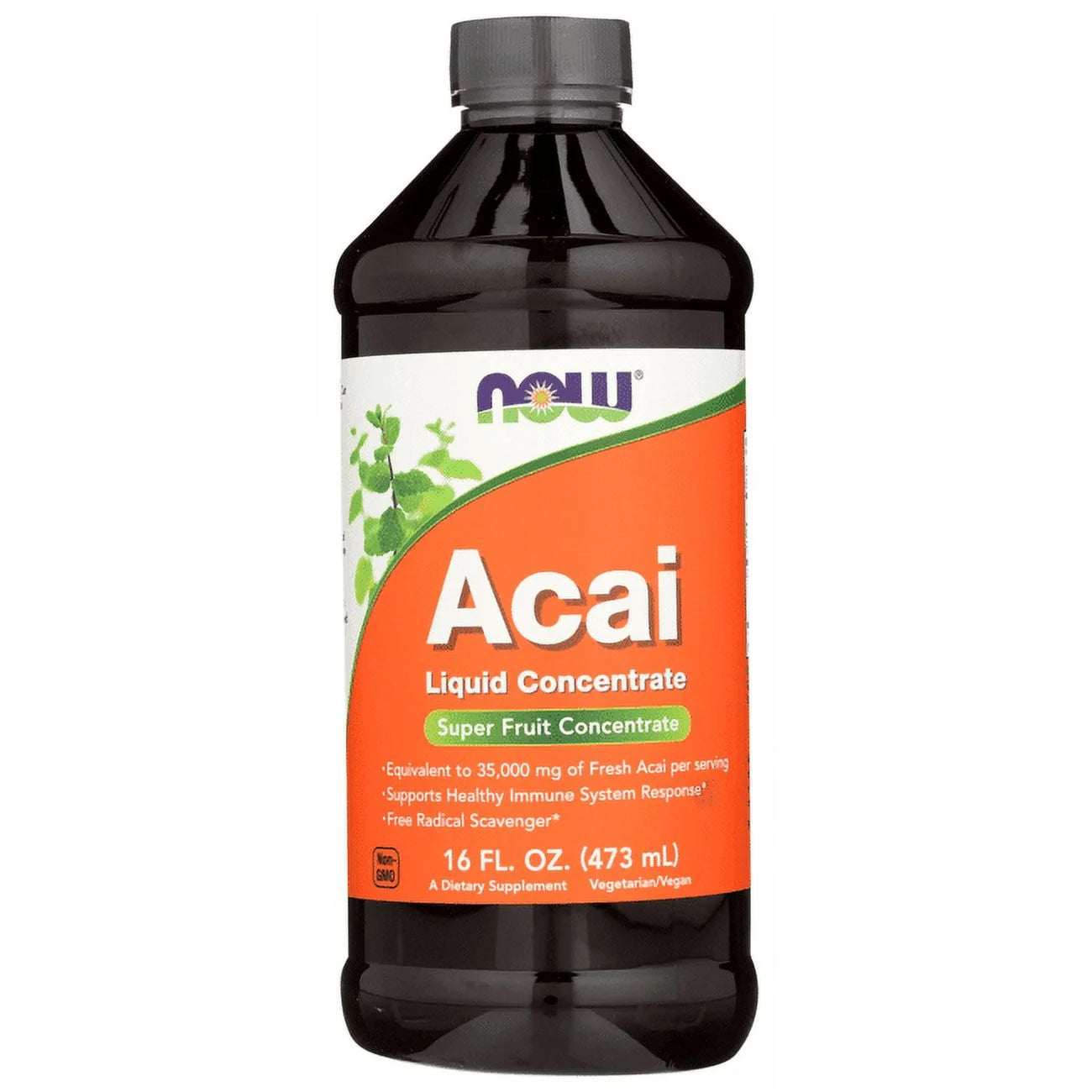 NOW Foods, Acai Liquid Concentrate, 500 mg, 16 fl oz (473 ml)