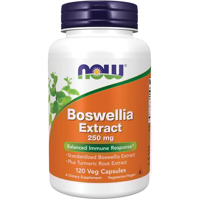 NOW Foods, Boswellia Extract, 250 mg, 120 Veg Capsules