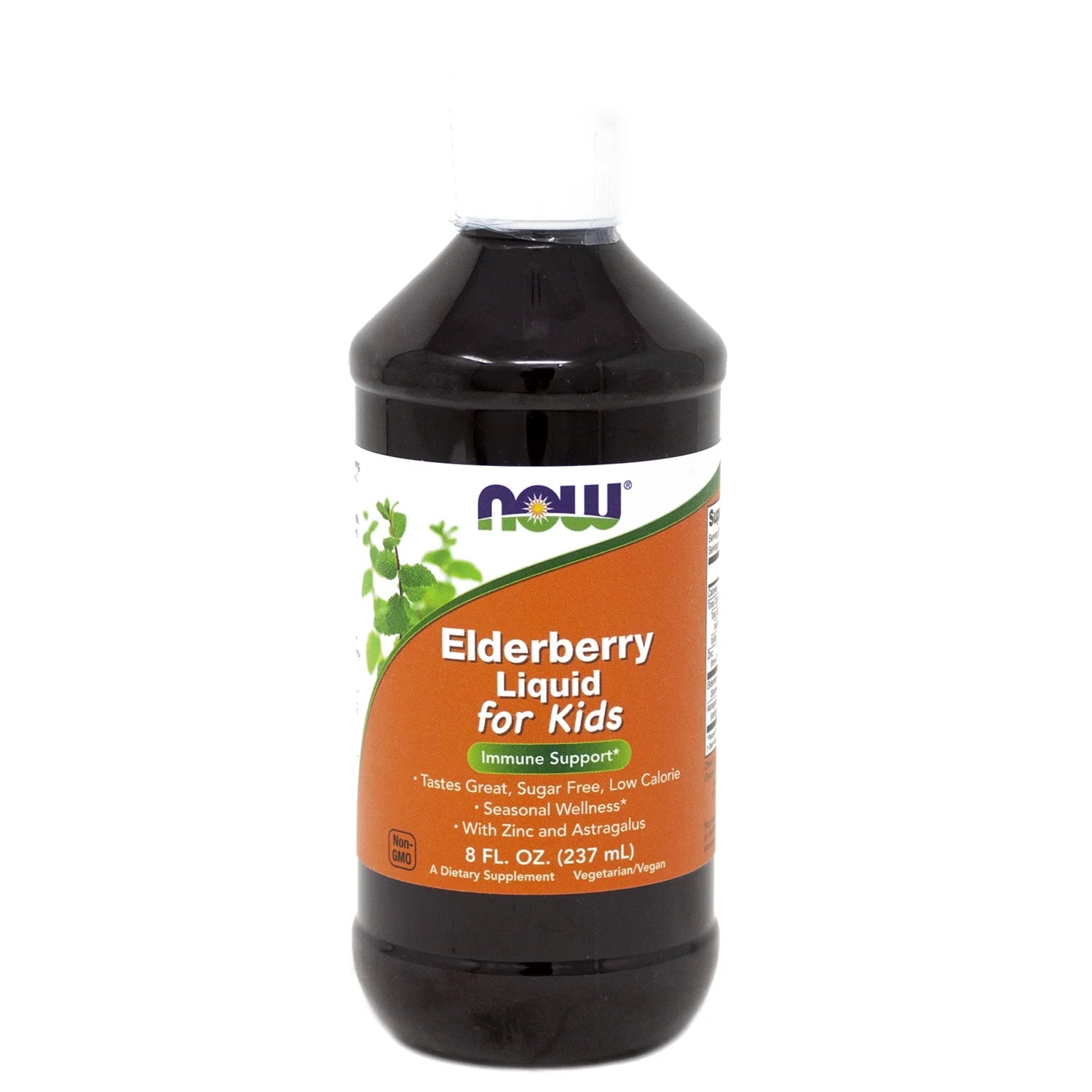 NOW Foods, Elderberry Liquid for Kids, 8 fl oz (237 ml)