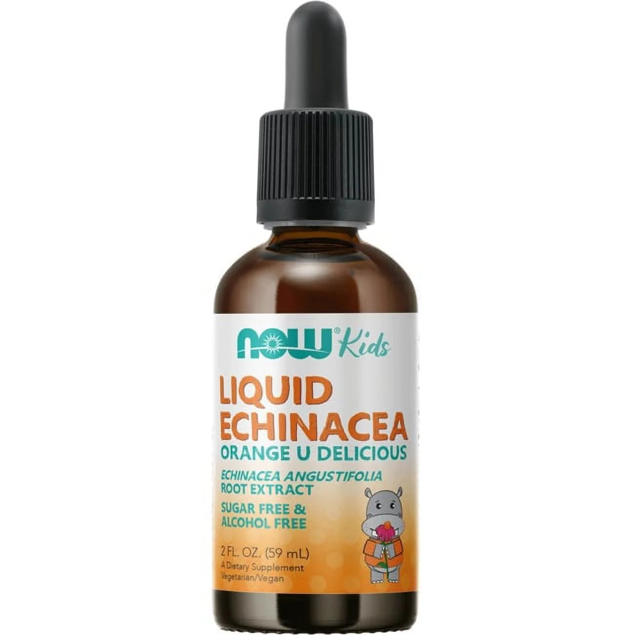 NOW Foods, Kids, Liquid Echinacea, Orange, 15 mg, 2 fl oz (59 ml)