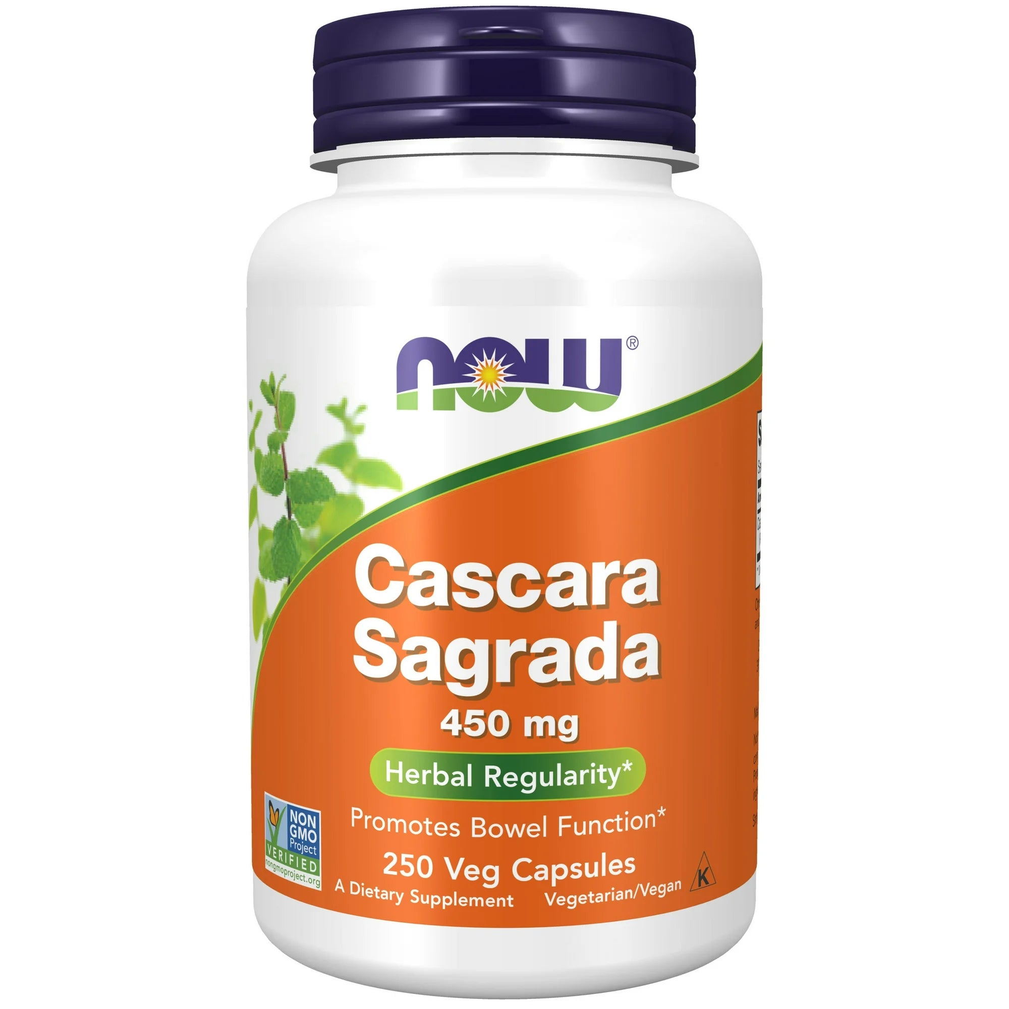 NOW Foods, Cascara Sagrada, 450 mg, 250 Veg Capsules