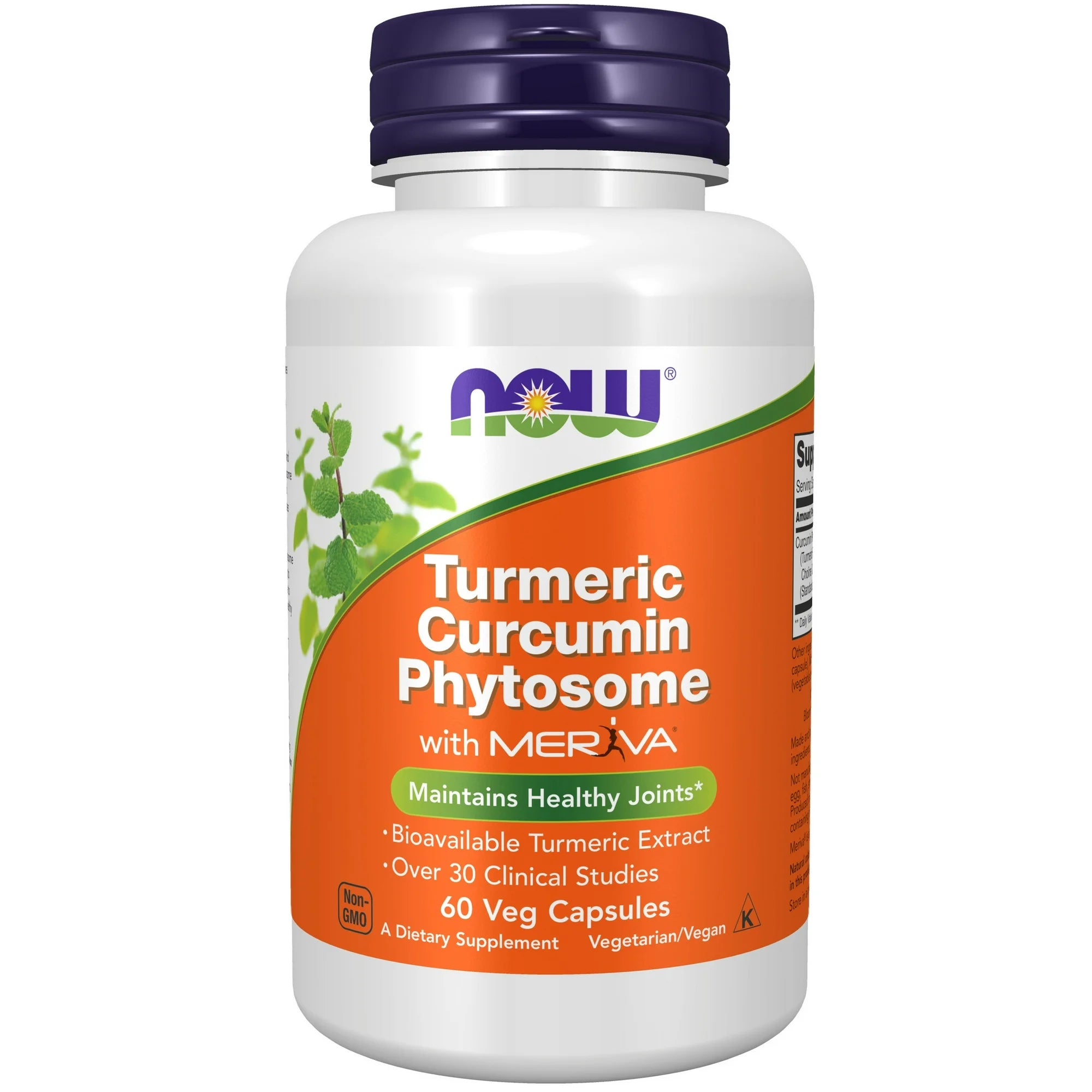 NOW Foods, Turmeric Curcumin Phytosome With Meriva, 500 mg, 60 Veg Capsules