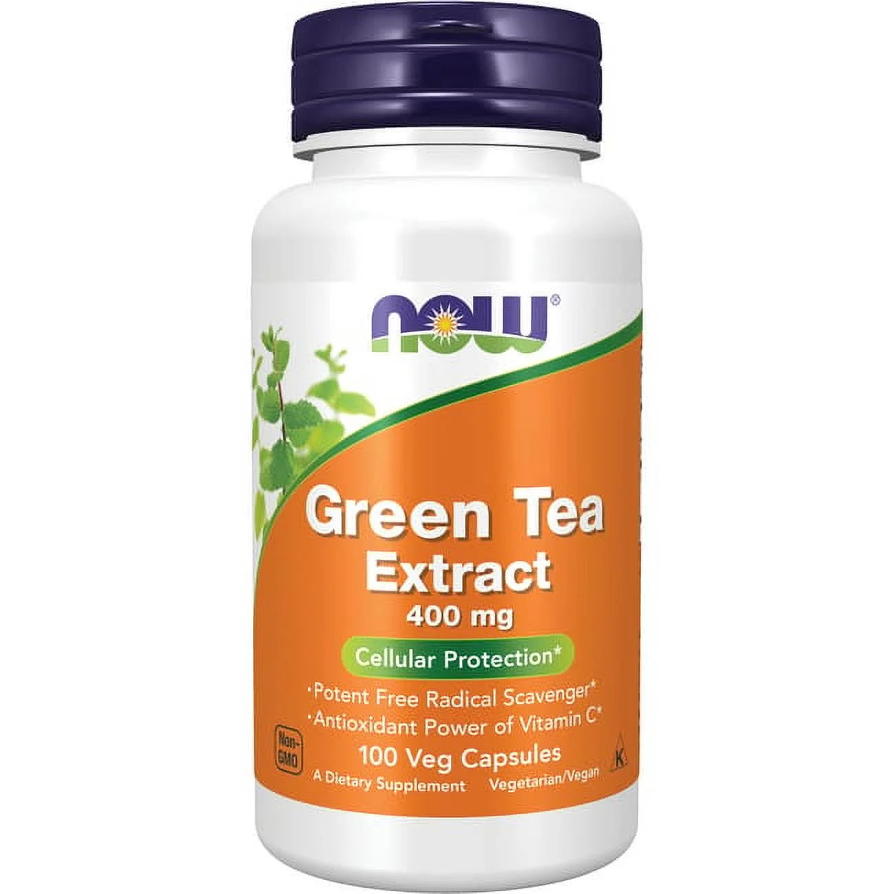 NOW Foods, Green Tea Extract, 400 mg, 100 Veg Capsules