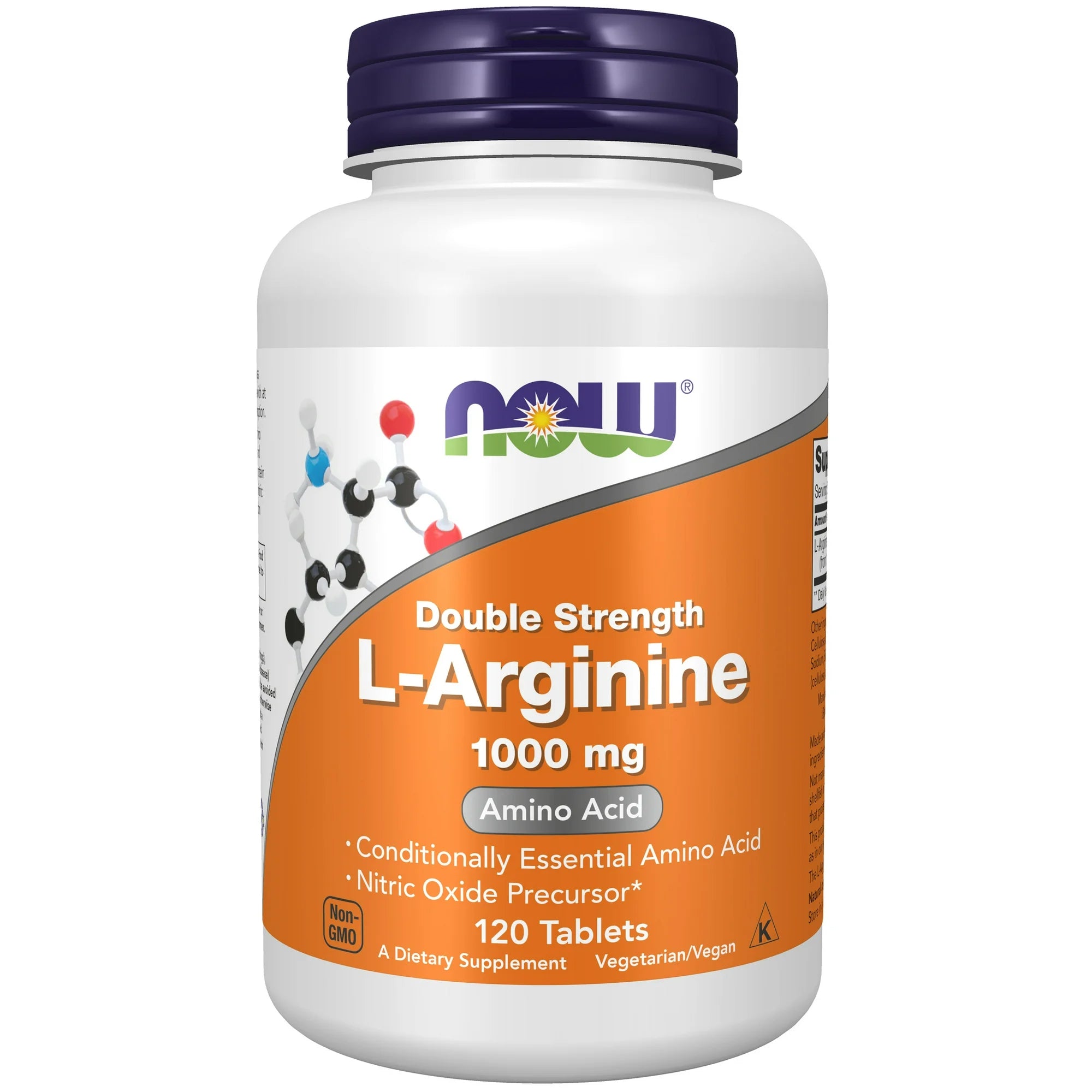 NOW Foods, L-Arginine, Double Strength, 1,000 mg, 120 Tablets