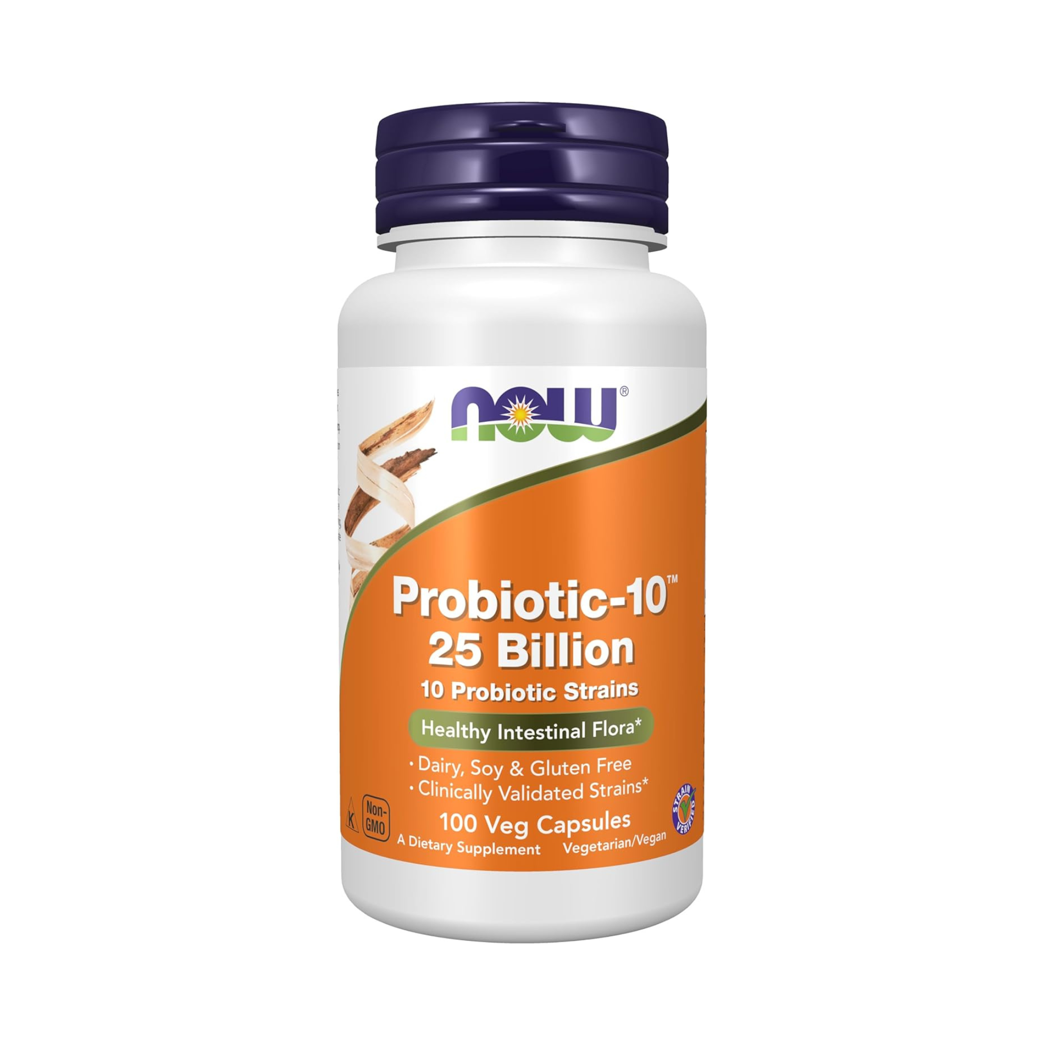 NOW Foods, Probiotic-10, 25 Billion, 100 Veg Capsules