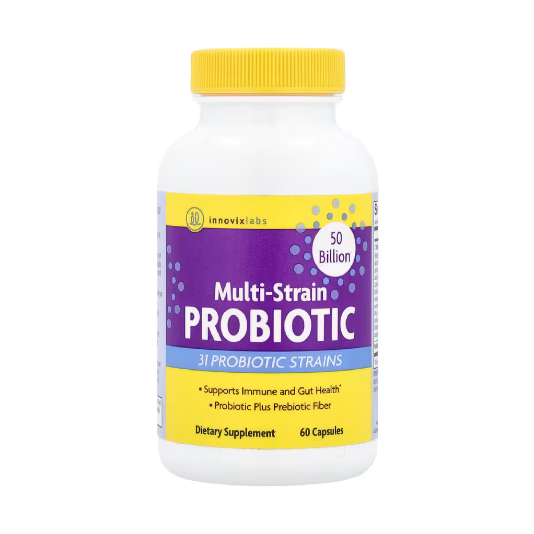 InnovixLabs, Multi-Strain Probiotic, 50 Billion, 60 Capsules