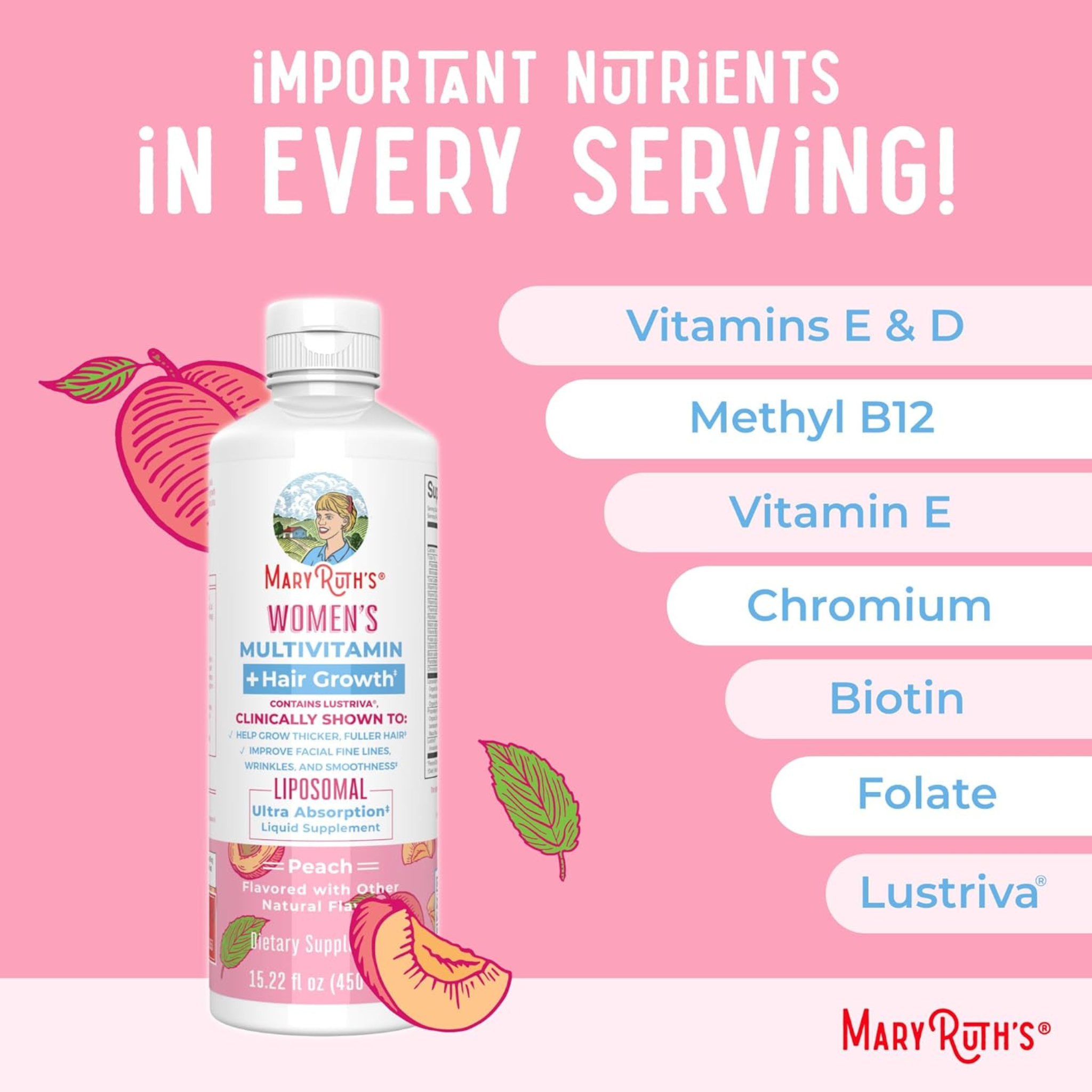 Women's Multivitamin + Hair Growth Liposomal