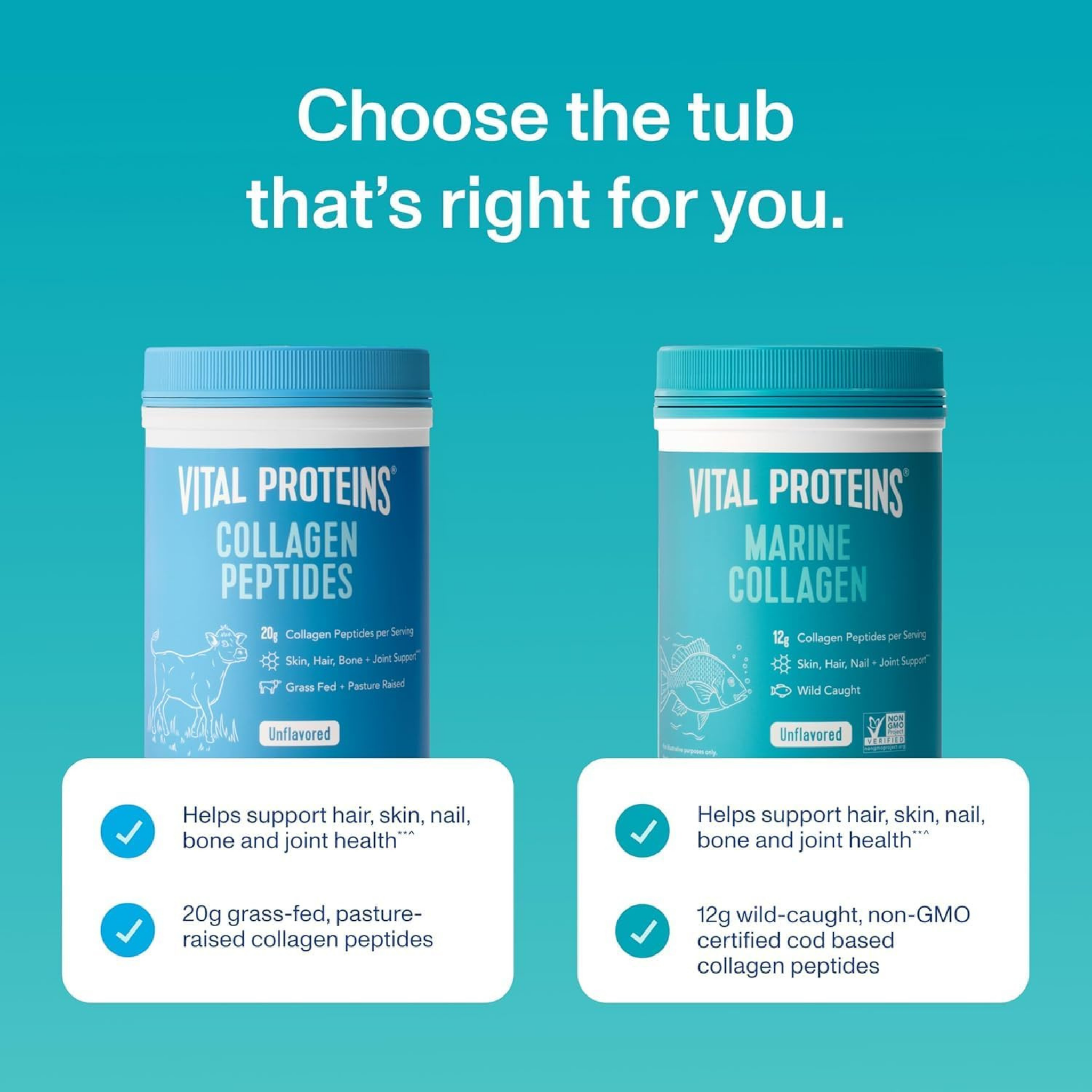 Vital Proteins, Marine Collagen, Unflavored, 7.8 oz (221 g)