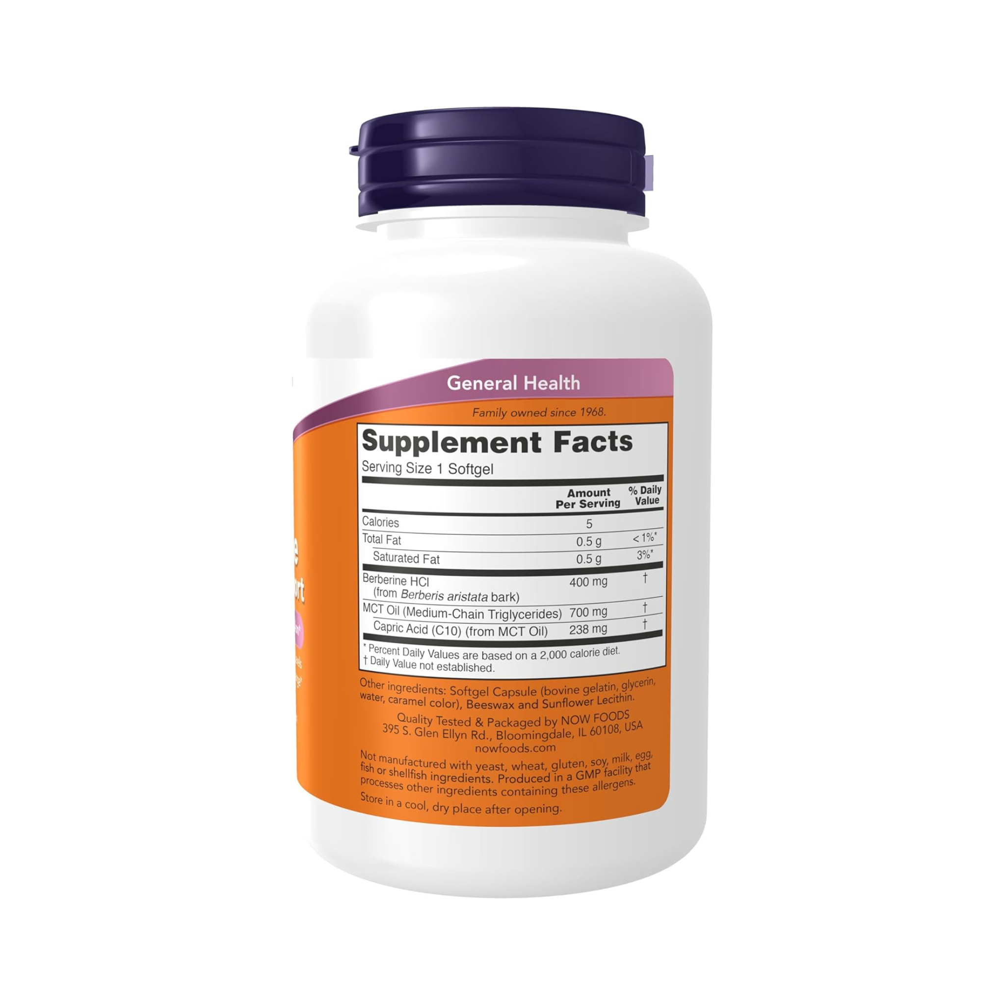 NOW Foods, Berberine Glucose Support, 90 Softgels