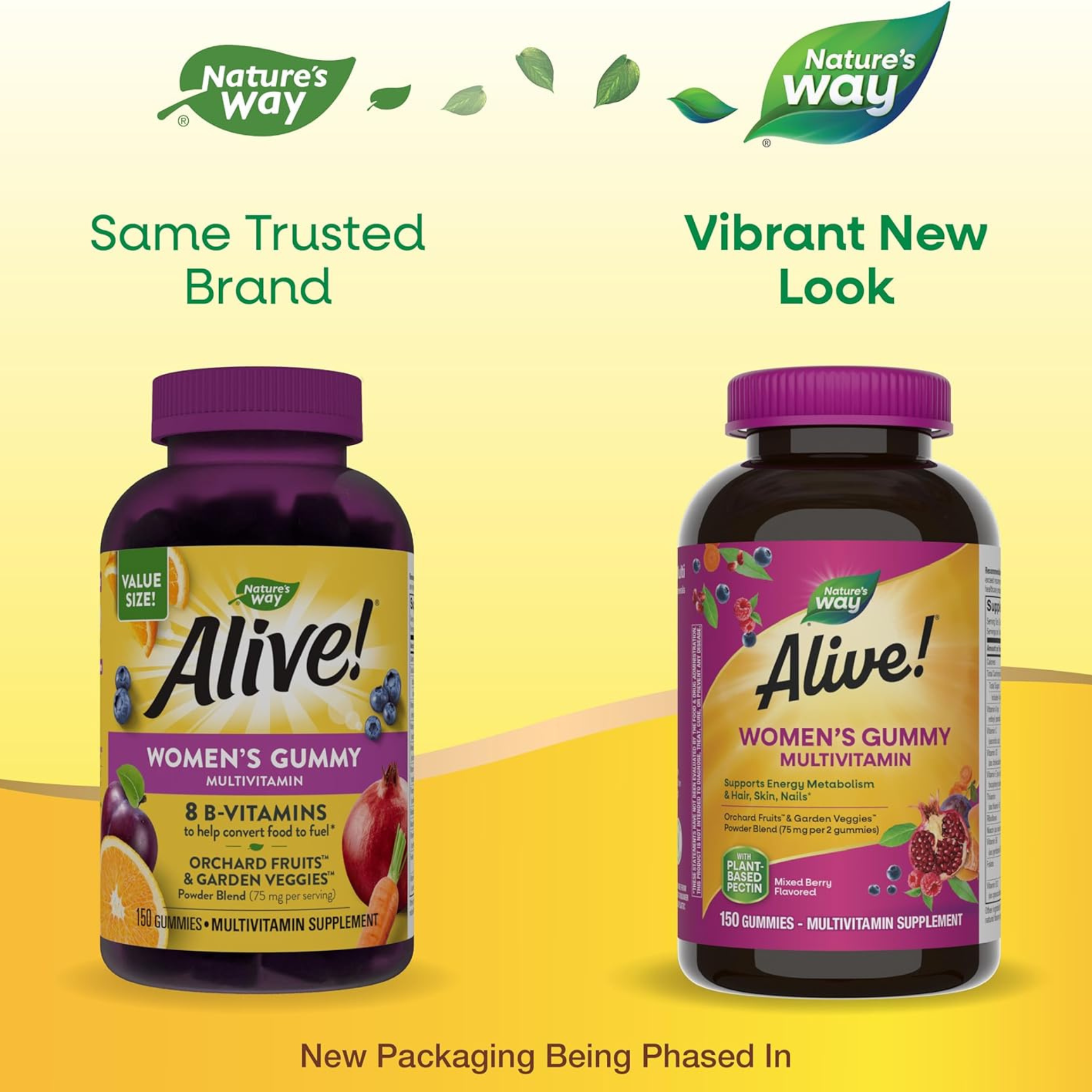 Nature's Way, Alive! Women's Gummy Multivitamin, Mixed Berry, 150 Gummies