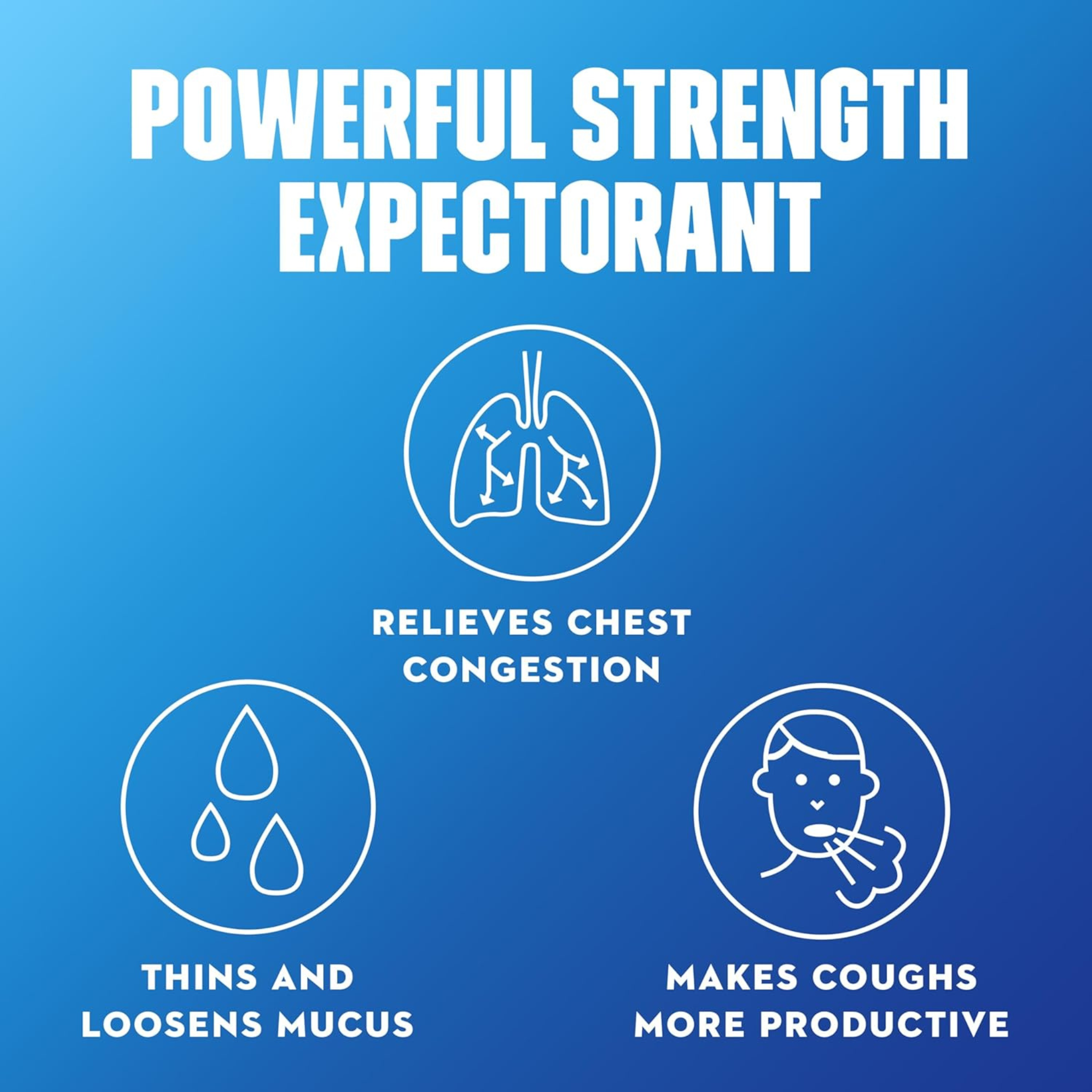 Mucinex 12 Hour Expectorant, OTC Medicine for Excess Mucus Relief, Chest Congestion, 100 Tablets