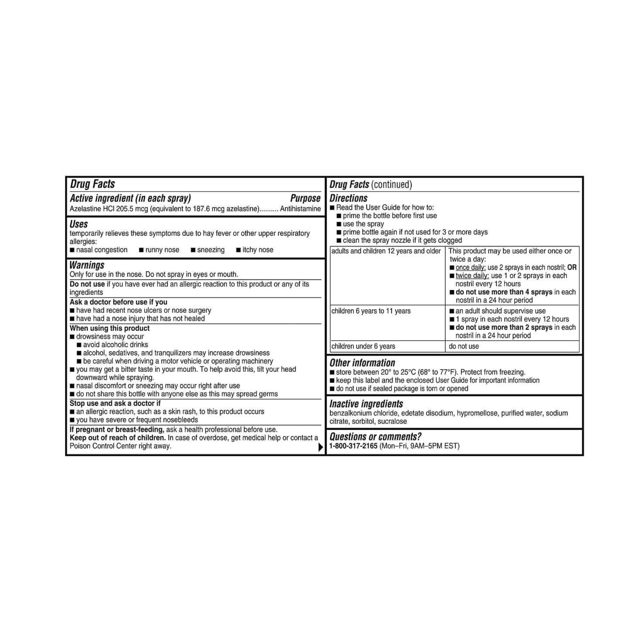 Astepro Adult Nasal Spray, 120 ml (Pack of 3)