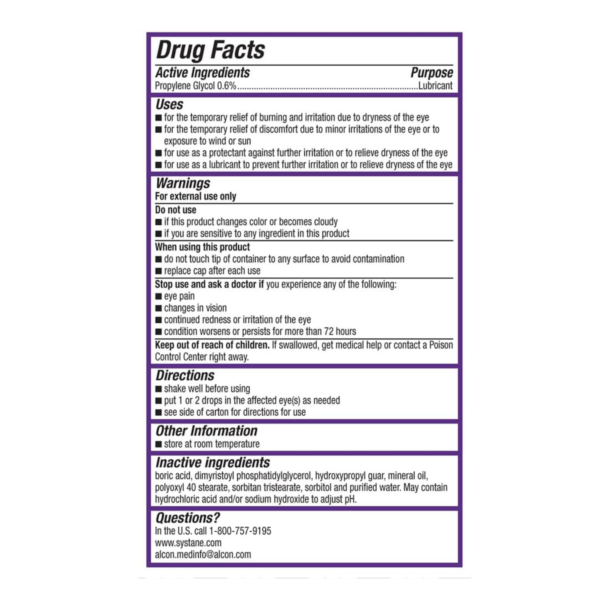 Systane COMPLETE PF Multi-Dose Preservative Free Dry Eye Drops 0.34 Fl Oz, 2 count