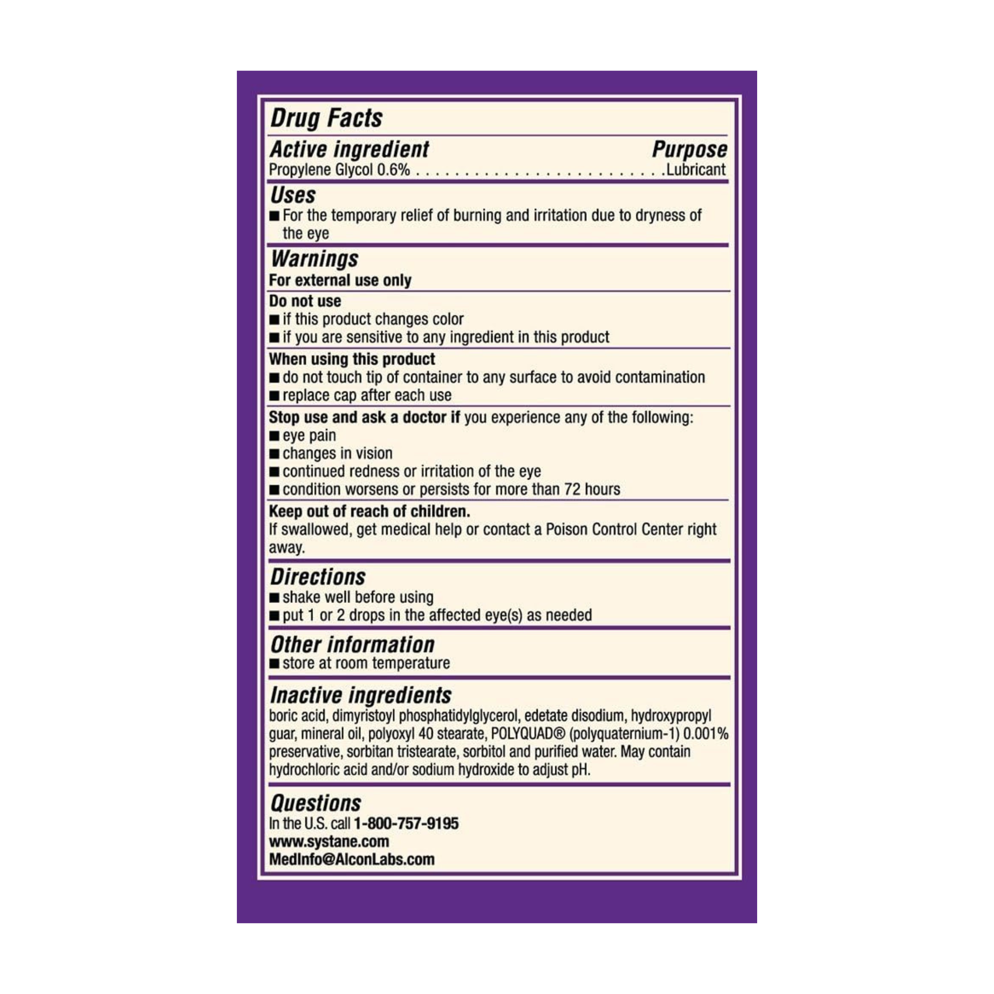 Systane Balance Lubricant Eye Drops, Twin Pack, 10-mL Each